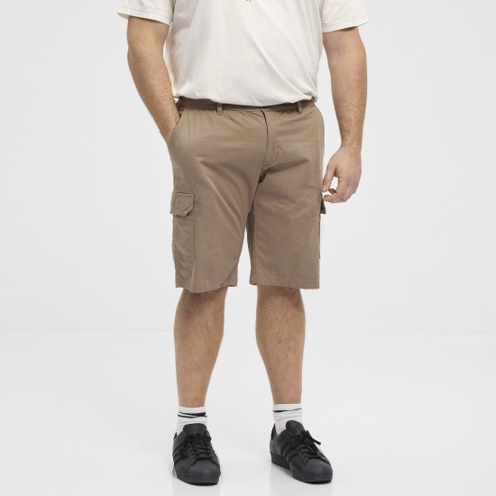 North Latitude 51133 shorts cargo areia escura - Calções - Calções Homem Tamanhos Grandes