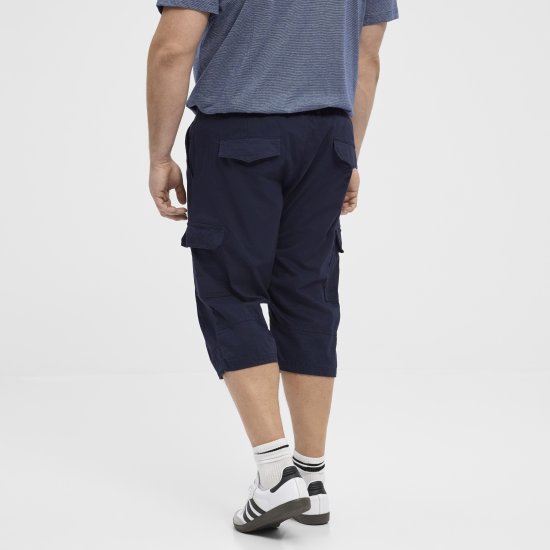 North Latitude 51136 shorts capri azul-marinho - Calções - Calções Homem Tamanhos Grandes