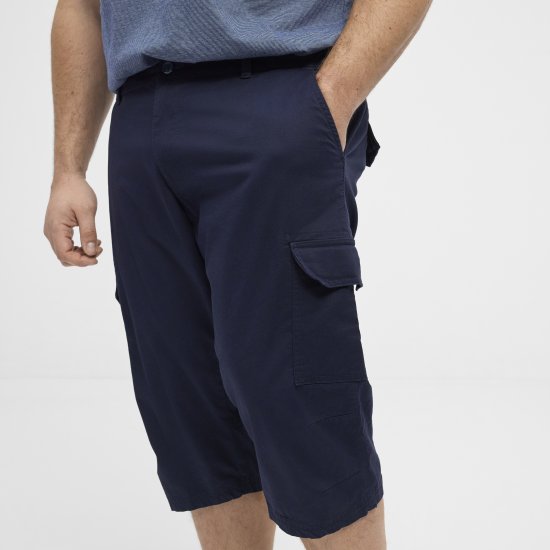 North Latitude 51136 shorts capri azul-marinho - Calções - Calções Homem Tamanhos Grandes