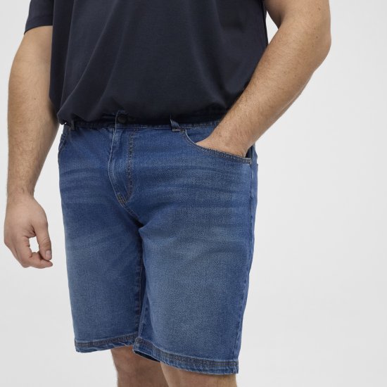North Latitude 51336 shorts denim azul - Calções - Calções Homem Tamanhos Grandes
