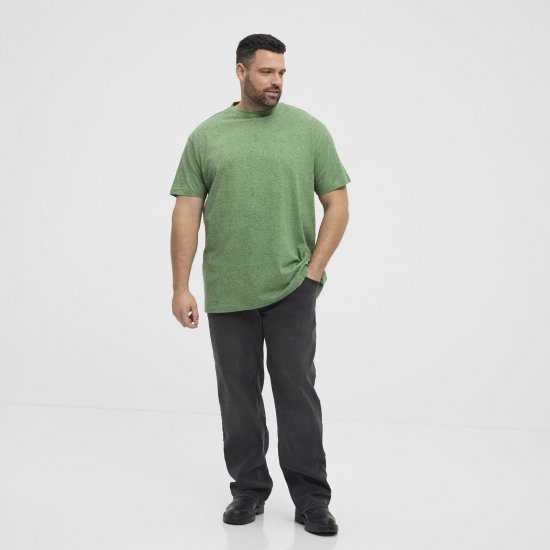 North Latitude Allover Printed T-shirt Verde Médio - T-shirts - T-shirts Homem Tamanhos Grandes