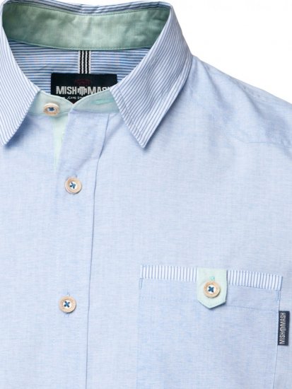 Mish Mash Covent Garden Blue - Camisas - Camisas Homem Tamanhos Grandes