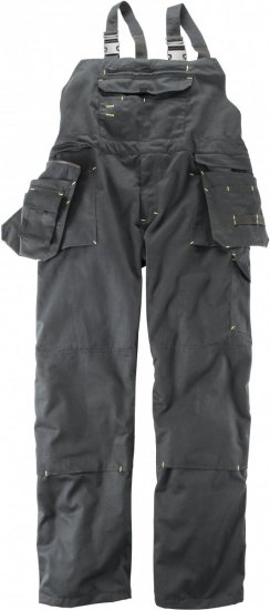 Marc & Mark Work-bib Black - Roupa de trabalho - Roupa de Trabalho Tamanho Grande Homem