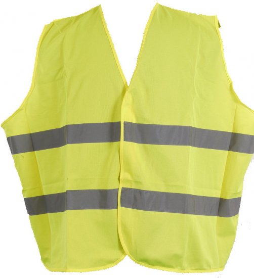 Marc & Mark Hi-Vis Vest Yellow - Roupa de trabalho - Roupa de Trabalho Tamanho Grande Homem
