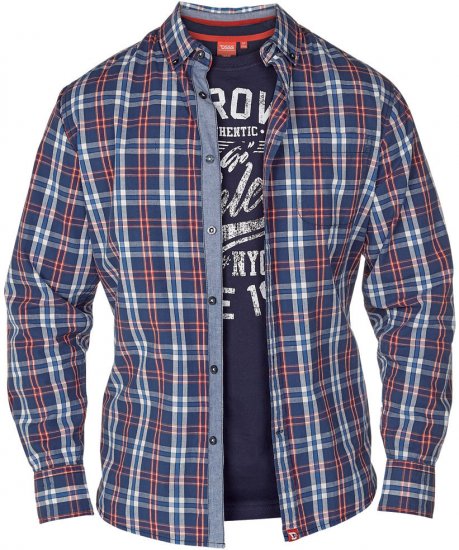 D555 Ridge Tee + Shirt - Camisas - Camisas Homem Tamanhos Grandes