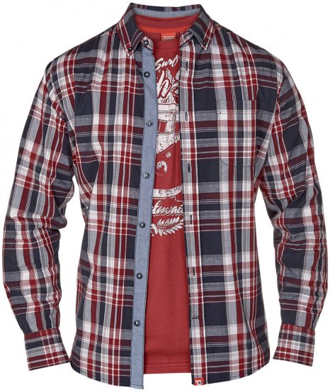 D555 Atlantic Tee+Shirt - Camisas - Camisas Homem Tamanhos Grandes