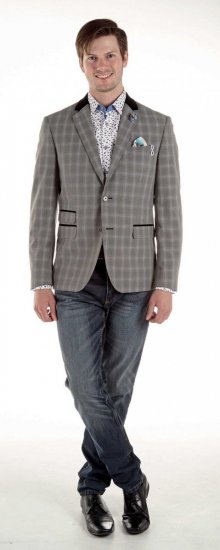 D555 Alfie Blazer - Fatos - Fatos de Homem Tamanhos Grandes