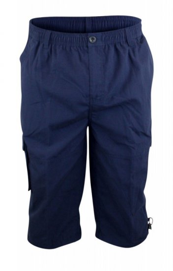 D555 Mason Cargo Shorts Navy - Calções - Calções Homem Tamanhos Grandes