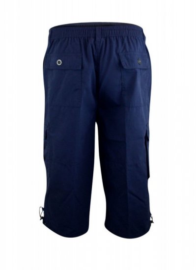 D555 Mason Cargo Shorts Navy - Calções - Calções Homem Tamanhos Grandes