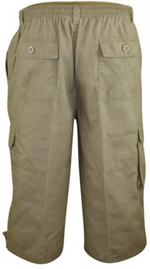 D555 Mason Cargo Shorts Sand - Calções - Calções Homem Tamanhos Grandes
