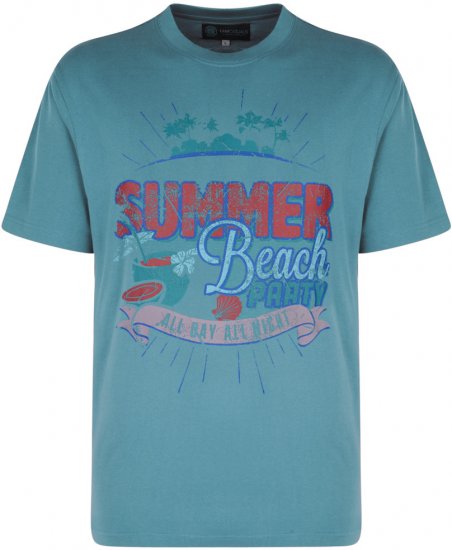 Kam Jeans Summer Beach 2-pack T-shirt - T-shirts - T-shirts Homem Tamanhos Grandes