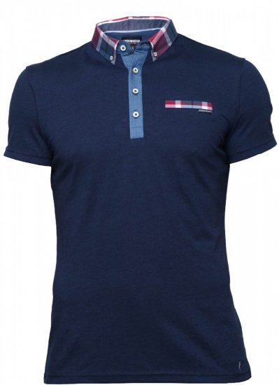 Mish Mash Vinny Navy - Pólos - Pólos Tamanhos Grandes Homem