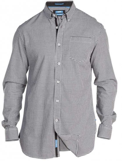 D555 Garret Shirt With Contrast Details - Camisas - Camisas Homem Tamanhos Grandes