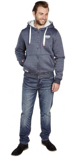 D555 Halbert Fur Lined Hood Full Zipper - Sweatshirts & hoodies - Sweatshirt & Camisolas com Capuz tamanhos grandes