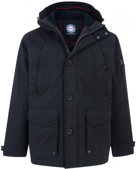 Kam Jeans Casual Hooded Coat - Sweatshirts & hoodies - Sweatshirt & Camisolas com Capuz tamanhos grandes