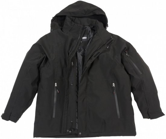 Marc & Mark Basel Tech-winter jacket Black - Casacos - Casacos Homem Tamanhos Grandes