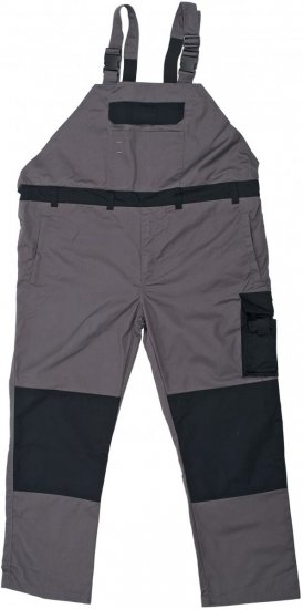 Marc & Mark Work-bib Grey - Roupa de trabalho - Roupa de Trabalho Tamanho Grande Homem