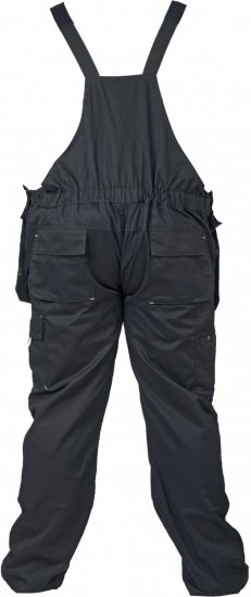 Marc & Mark Work-bib Black - Roupa de trabalho - Roupa de Trabalho Tamanho Grande Homem