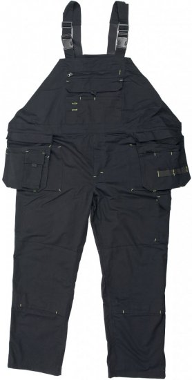 Marc & Mark Work-bib Black - Roupa de trabalho - Roupa de Trabalho Tamanho Grande Homem