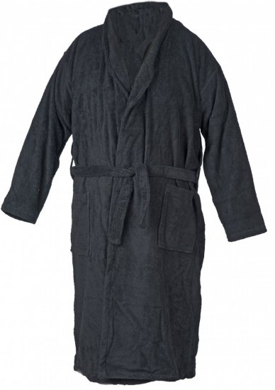 Abraxas Bathrobe 100% Cotton Black - Roupa Interior & natação - Roupa interior Homem Tamanhos Grandes