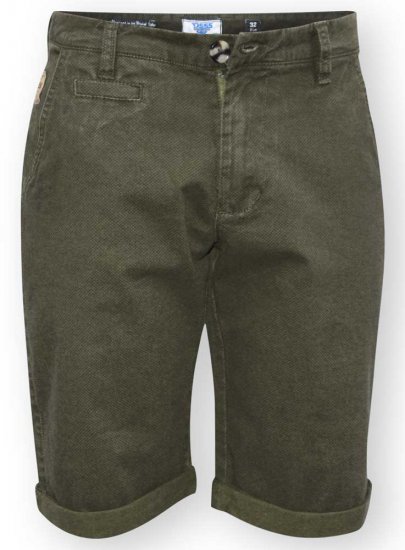 D555 Bruce Chino Short Khaki - Calções - Calções Homem Tamanhos Grandes