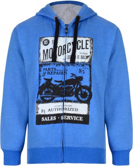 Kam Jeans 790 Motorcycle Hoodie - Sweatshirts & hoodies - Sweatshirt & Camisolas com Capuz tamanhos grandes