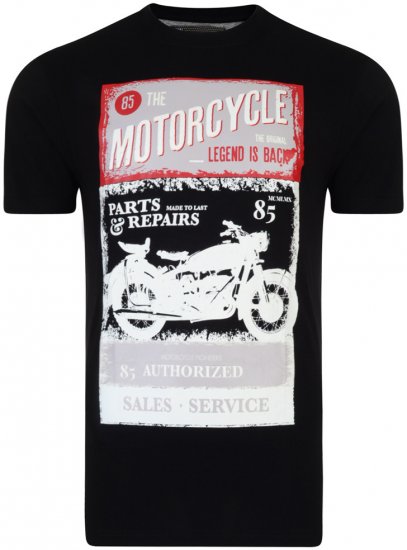 Kam Jeans Motorcycle Tee - T-shirts - T-shirts Homem Tamanhos Grandes