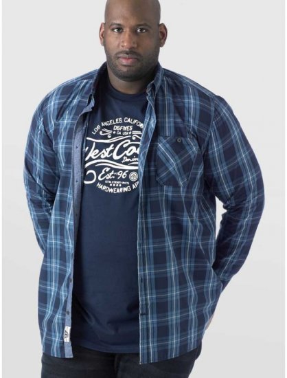 D555 Smith Shirt & T-shirt Combo - Camisas - Camisas Homem Tamanhos Grandes