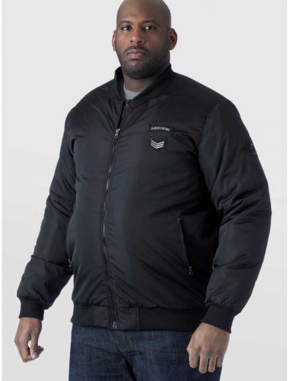 D555 Pedro Bomber Jacket Black - Casacos - Casacos Homem Tamanhos Grandes