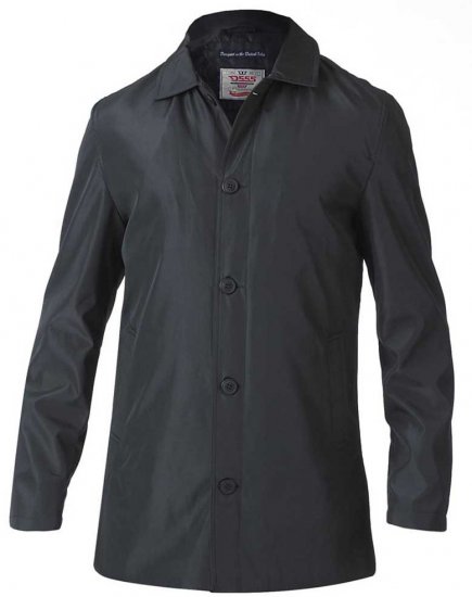 D555 Hampton Raincoat Black - Casacos - Casacos Homem Tamanhos Grandes