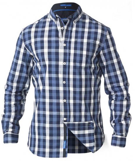 D555 Webber LS Shirt - Camisas - Camisas Homem Tamanhos Grandes