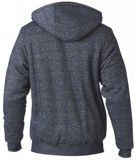 D555 Hulk Fur Lined Zipper Hood Navy - Sweatshirts & hoodies - Sweatshirt & Camisolas com Capuz tamanhos grandes