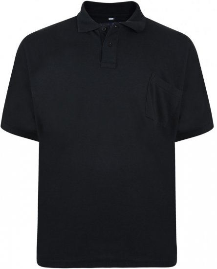 Motley Denim Polo Black - Pólos - Pólos Tamanhos Grandes Homem