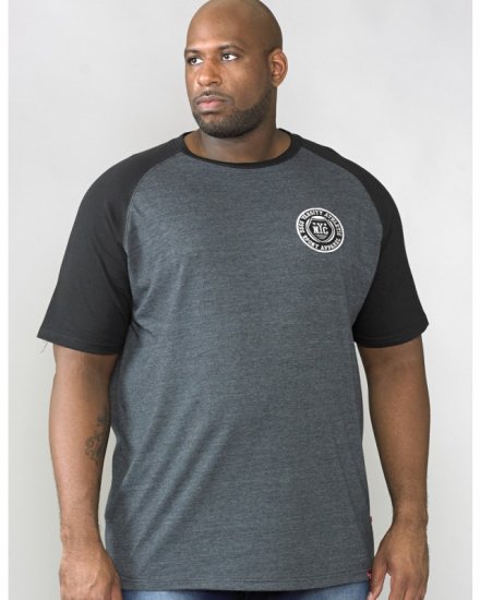D555 Spencer T-shirt Charcoal - T-shirts - T-shirts Homem Tamanhos Grandes