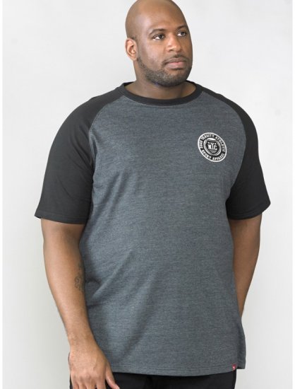 D555 Spencer T-shirt Charcoal - T-shirts - T-shirts Homem Tamanhos Grandes