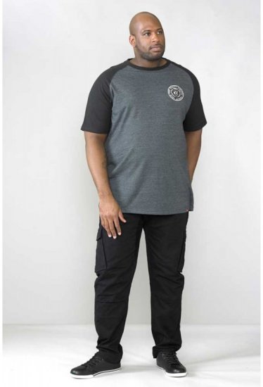 D555 Spencer T-shirt Charcoal - T-shirts - T-shirts Homem Tamanhos Grandes