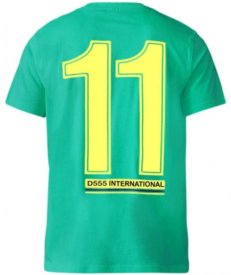 D555 Ricardo T-shirt Green - T-shirts - T-shirts Homem Tamanhos Grandes