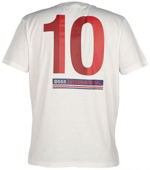 D555 Leon T-shirt White - T-shirts - T-shirts Homem Tamanhos Grandes