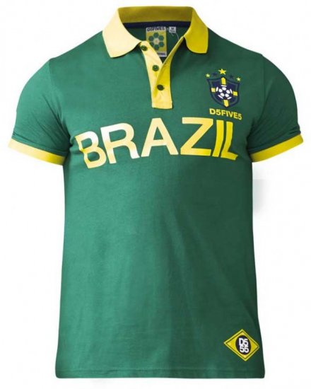 D555 Silva Polo Green - Pólos - Pólos Tamanhos Grandes Homem