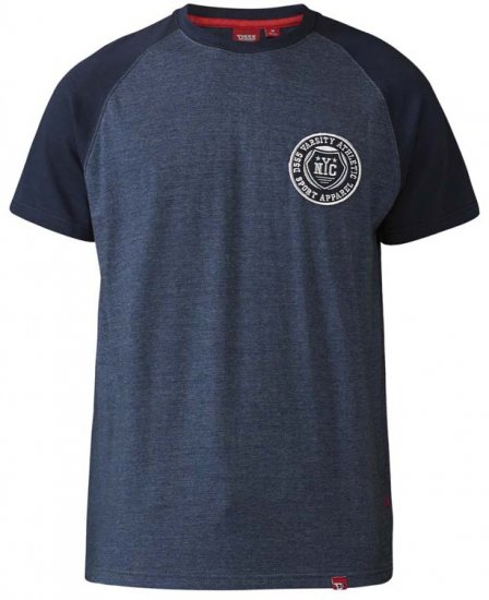 D555 Spencer T-shirt Navy - T-shirts - T-shirts Homem Tamanhos Grandes