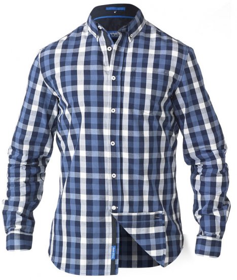 D555 Webber LS Shirt - Camisas - Camisas Homem Tamanhos Grandes