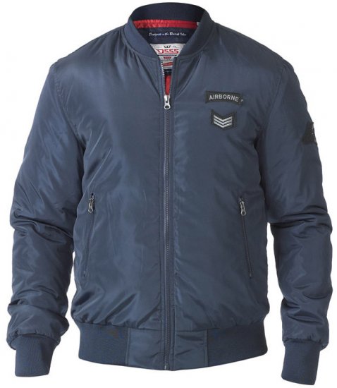 D555 Pedro Bomber Jacket Navy - Casacos - Casacos Homem Tamanhos Grandes