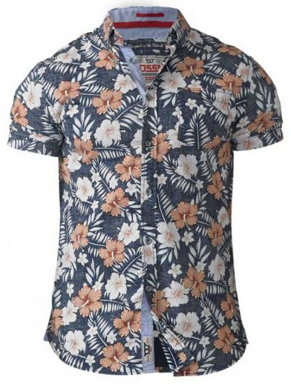 D555 Huxley Hawaii Shirt - Camisas - Camisas Homem Tamanhos Grandes
