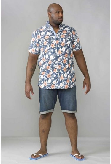 D555 Huxley Hawaii Shirt - Camisas - Camisas Homem Tamanhos Grandes