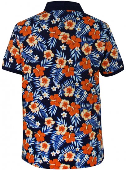 D555 Cyprus Hawaii Polo Shirt - Pólos - Pólos Tamanhos Grandes Homem