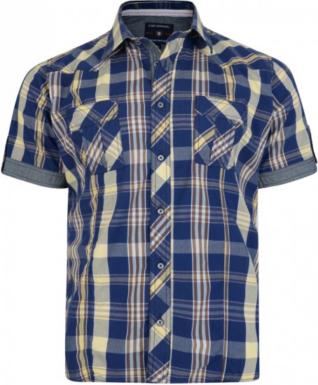 Kam Jeans 6148 Short Sleeve Shirt Safari - Camisas - Camisas Homem Tamanhos Grandes