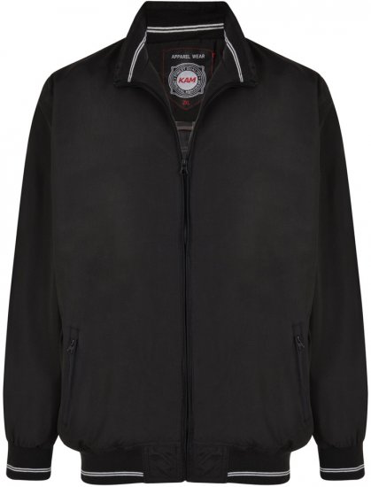 Kam Jeans 436 Summer Jacket Black - Casacos - Casacos Homem Tamanhos Grandes
