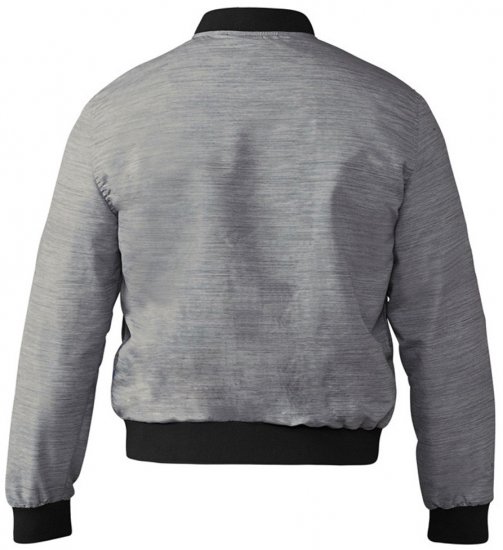 D555 Lou Bomber Jacket Grey - Casacos - Casacos Homem Tamanhos Grandes