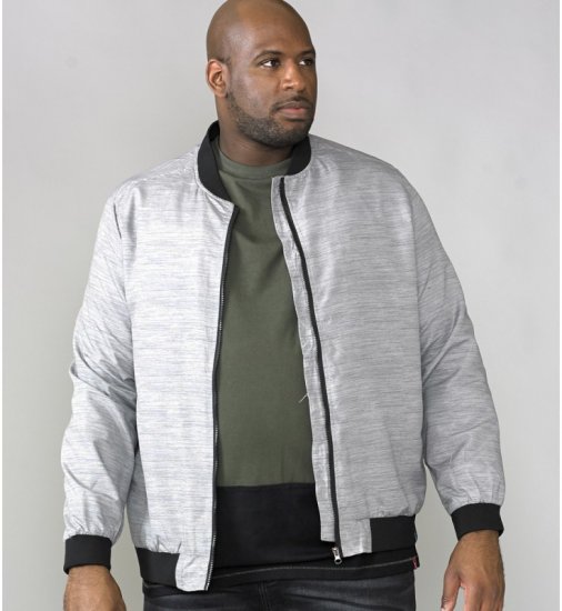 D555 Lou Bomber Jacket Grey - Casacos - Casacos Homem Tamanhos Grandes
