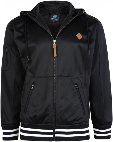 Kam Jeans 799 Tricot Hoody Black - Sweatshirts & hoodies - Sweatshirt & Camisolas com Capuz tamanhos grandes